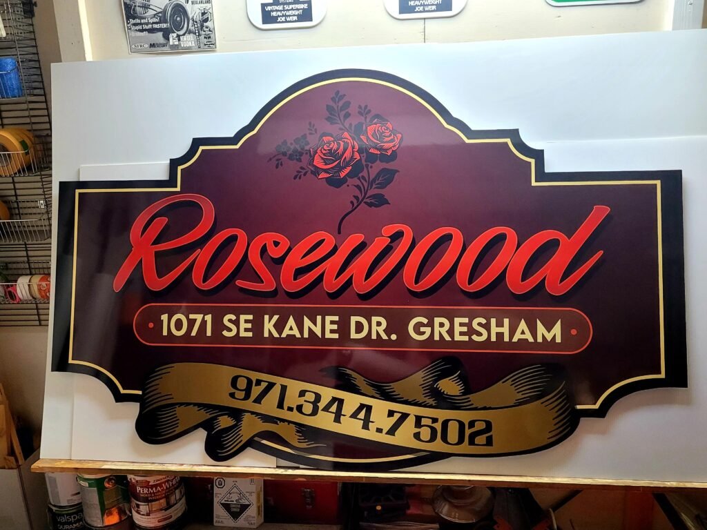 aluminum sign ACM dibond plastic