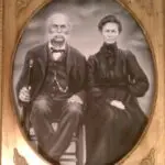 family oil painting
