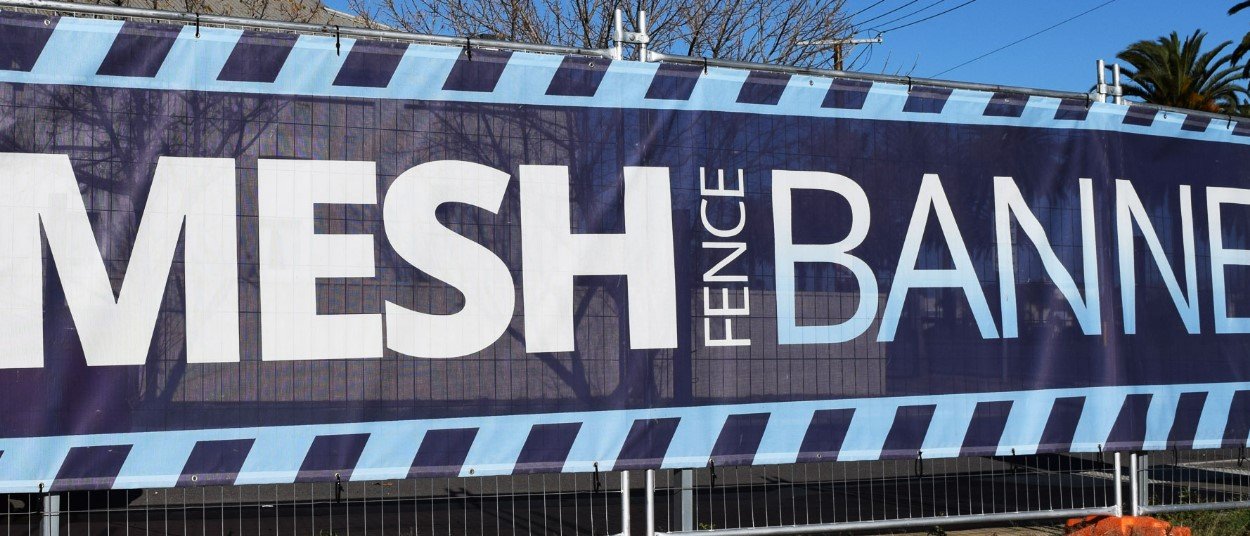mesh banners